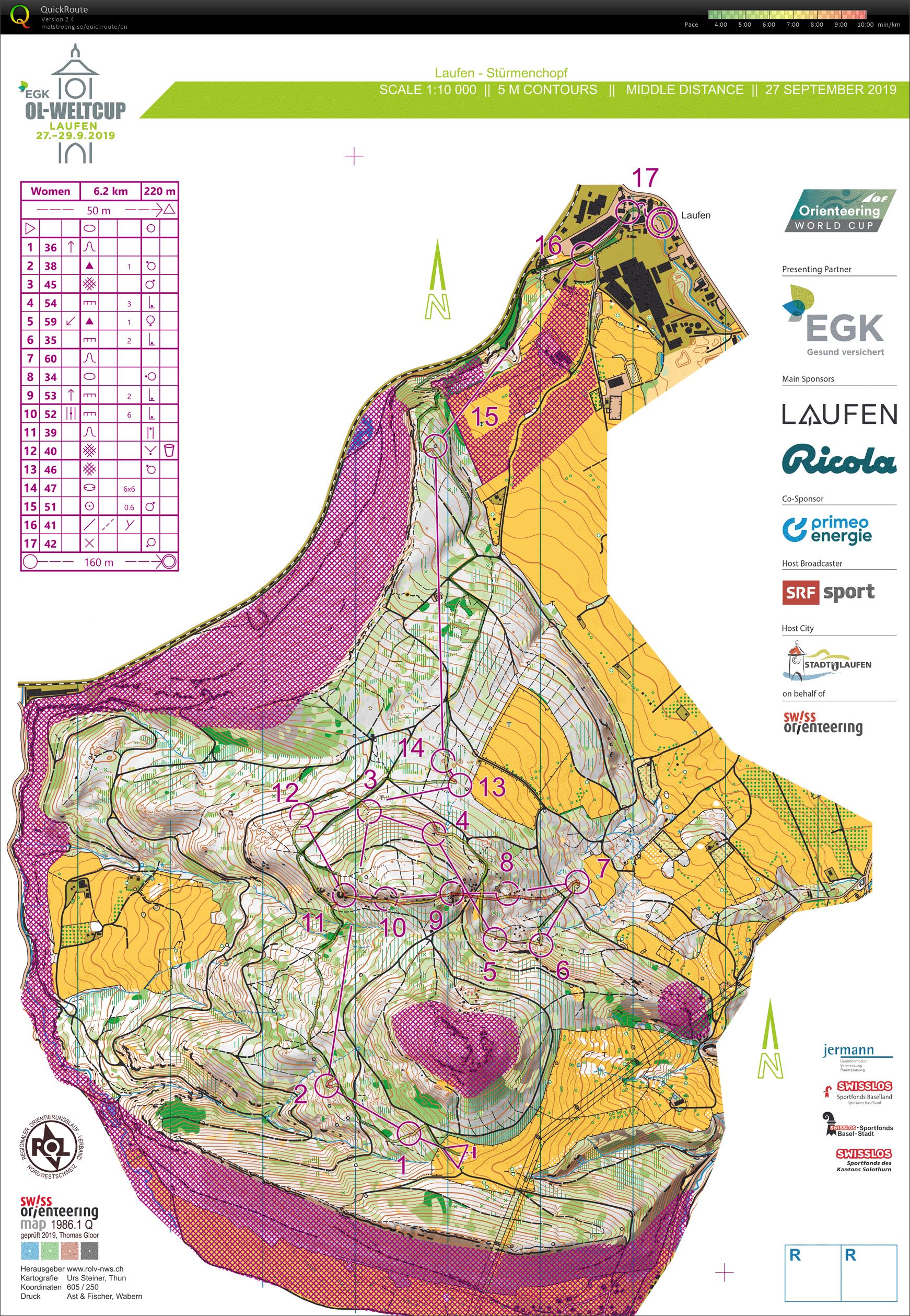 World Of Orienteering Maps My Digital Orienteering Map Archive :: World Cup Middle (27/09/2019)